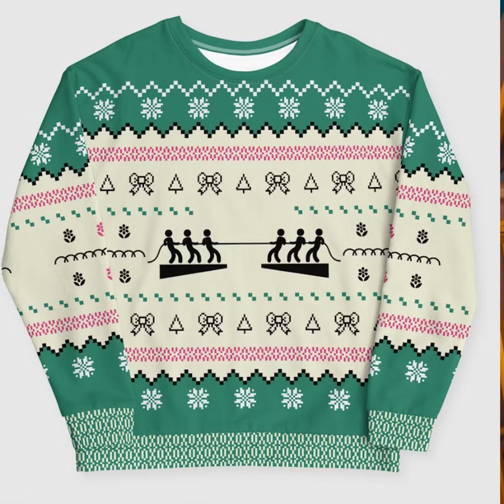 Squid Game Tug-o-War Unisex Sweatshirt Size XL